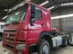 2015 made in china tractor head 6*4 10 Tires Sinotruck Howo tipper  dump truck tractor truck flatbed semi-trailer