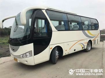 autobús usado de CHINA YUTONG de la impulsión de la mano izquierda del autobús del práctico de costa de Toyota en venta