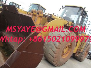 980G utilizó el cargador grande del cargador de la rueda de Caterpillar para la venta Egipto Marruecos Uganda