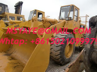 China 966F de segunda mano de Shangai utilizó el cargador de la rueda de Caterpillar para la venta