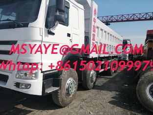 18-23 metros cúbicos Capacidad 8*4 HOWO DUMP TRUCK Suspensión de aire Fabricado