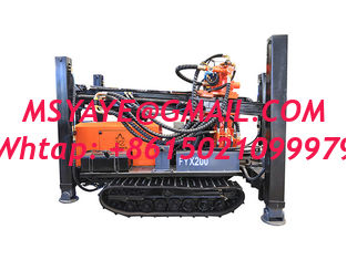 FY180/FY200 180m 200m STEEL TRACK CRAWLER WATER WELL DRILLING  machine portable water well drilling rigs deep
