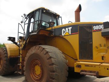 980G utilizó el cargador grande del cargador de la rueda de Caterpillar para la venta Egipto Marruecos Uganda