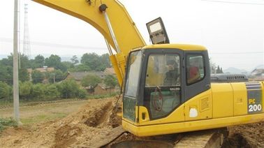 pc200-7 2008 utilizó la maquinaria hidráulica del empuje de Japón del excavador de KOMATSU del excavador