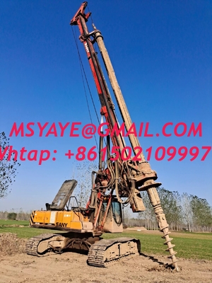 45 toneladas SR150C Roto de perforación para la construcción de la base de la pila Minería máquina de fresado de polvo