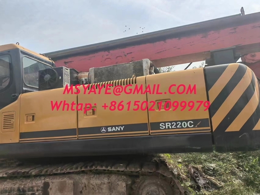 SANY SR200 tipo de rastreador equipo de perforación rotativo. Max. Profundidad de perforación rotativa 50 metros