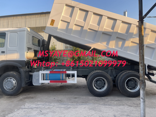 8X4 HOWO CAMIÓN TRANSPORTE INDUSTRIAS MINERAS CAMIÓN de descarga de residuos en estado de uso