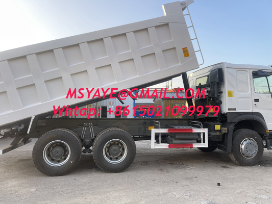 8X4 HOWO CAMIÓN TRANSPORTE INDUSTRIAS MINERAS CAMIÓN de descarga de residuos en estado de uso