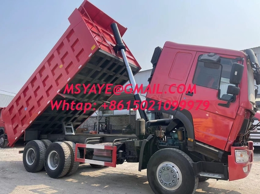 howo camión de descarga diesel de 30t confiable camión de descarga de vehículos semirremolque China 371hp 375hp 420hp