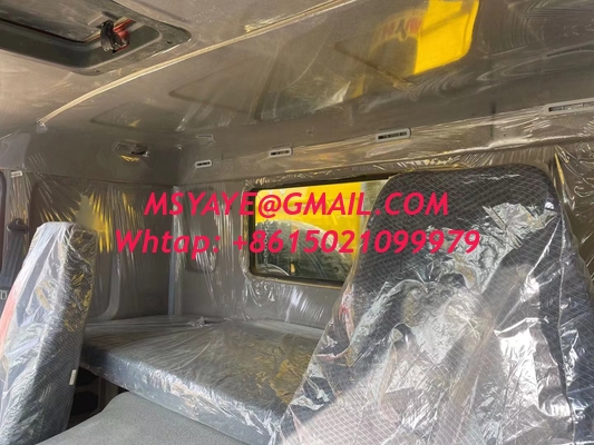 420hp Sinotruk Usado camión de basura Rojo Color Manual Transmisión empresas de construcción