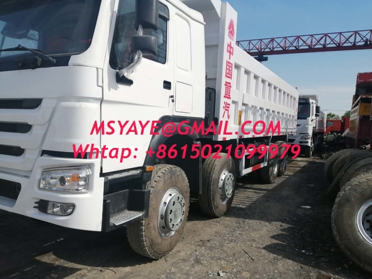 18-23 metros cúbicos Capacidad 8*4 HOWO DUMP TRUCK Suspensión de aire Fabricado