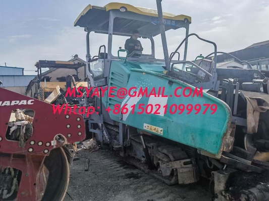 Vogele Super 1900-3i Pavimentador de asfalto Alemania maquinaria de construcción de carreteras Compactor de suelo usado Equipo de construcción de carreteras con rodillos