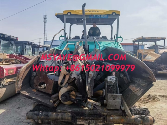 Vogele Super 1900-3i Pavimentador de asfalto Alemania maquinaria de construcción de carreteras Compactor de suelo usado Equipo de construcción de carreteras con rodillos