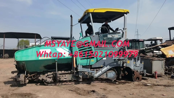 Vogele Super 1900-3i Pavimentador de asfalto Alemania maquinaria de construcción de carreteras Compactor de suelo usado Equipo de construcción de carreteras con rodillos