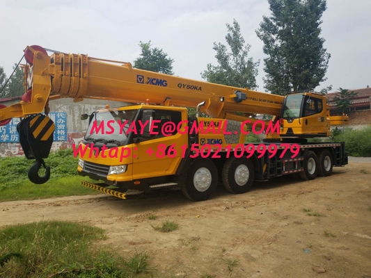1900 Kw U Boom Usado xcmg bosque Camión grúa Camión grúa usados xcmg qy50k