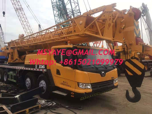 grúa montada en camión usado grúa de camión con 5 brazos estilo Boom y 36m longitud de Jib 35 toneladas grúa de camión usado grúa de camión