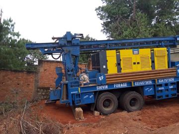 Excavación bien MONTADA CAMIÓN del aparejo del pozo de agua del equipo de la perforación del pozo de agua poco profunda de la PLATAFORMA DE PERFORACIÓN del POZO de AGUA de SRJKC300 los 300m