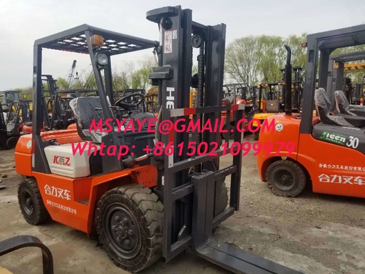 Carretilla elevadora diesel usada 2016 de Heli 3ton Fd30 del modelo nuevo con el motor potente