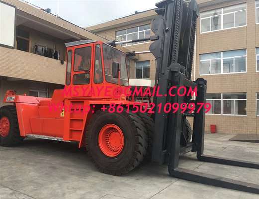 Carretilla elevadora usada de Kalmar de la carretilla elevadora 42 toneladas con la bifurcación y el cambio lateral en venta