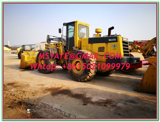 el buscar para el lookikng de segunda mano 2010 del payloader de wa470-3 KOMATSU para el cargador de Japón