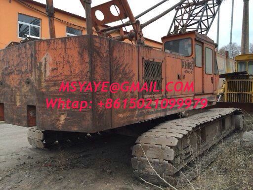 grúa de correa eslabonada completamente hidráulica de Hitachi kh180-1 de la grúa de correa eslabonada 50T 2003 5000 HORAS