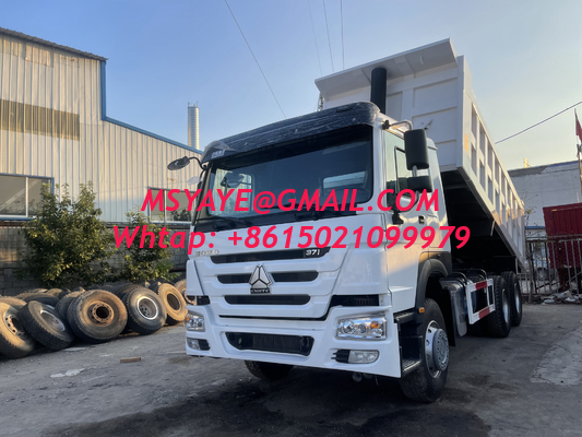 8X4 HOWO CAMIÓN TRANSPORTE INDUSTRIAS MINERAS CAMIÓN de descarga de residuos en estado de uso