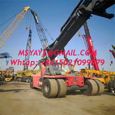 Nueva carretilla elevadora usada del levantador 42ton Drd420 Kalmar del envase del 85%, motor diesel 42ton 45 Ton Container Lifter en venta
